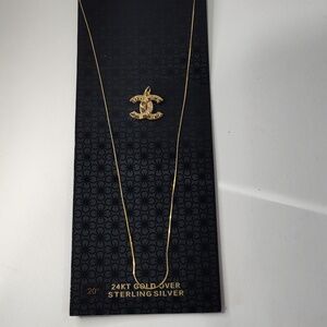 CC  Gold Zipper Pull